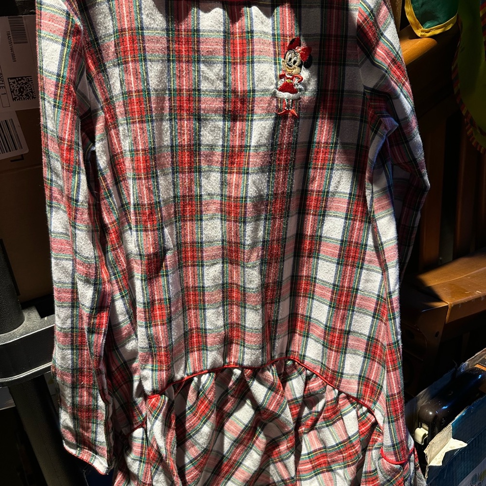 Disney Multicolor Plaid nightgown
